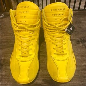 Ryderwear Men's Yellow High-Top Sneakers